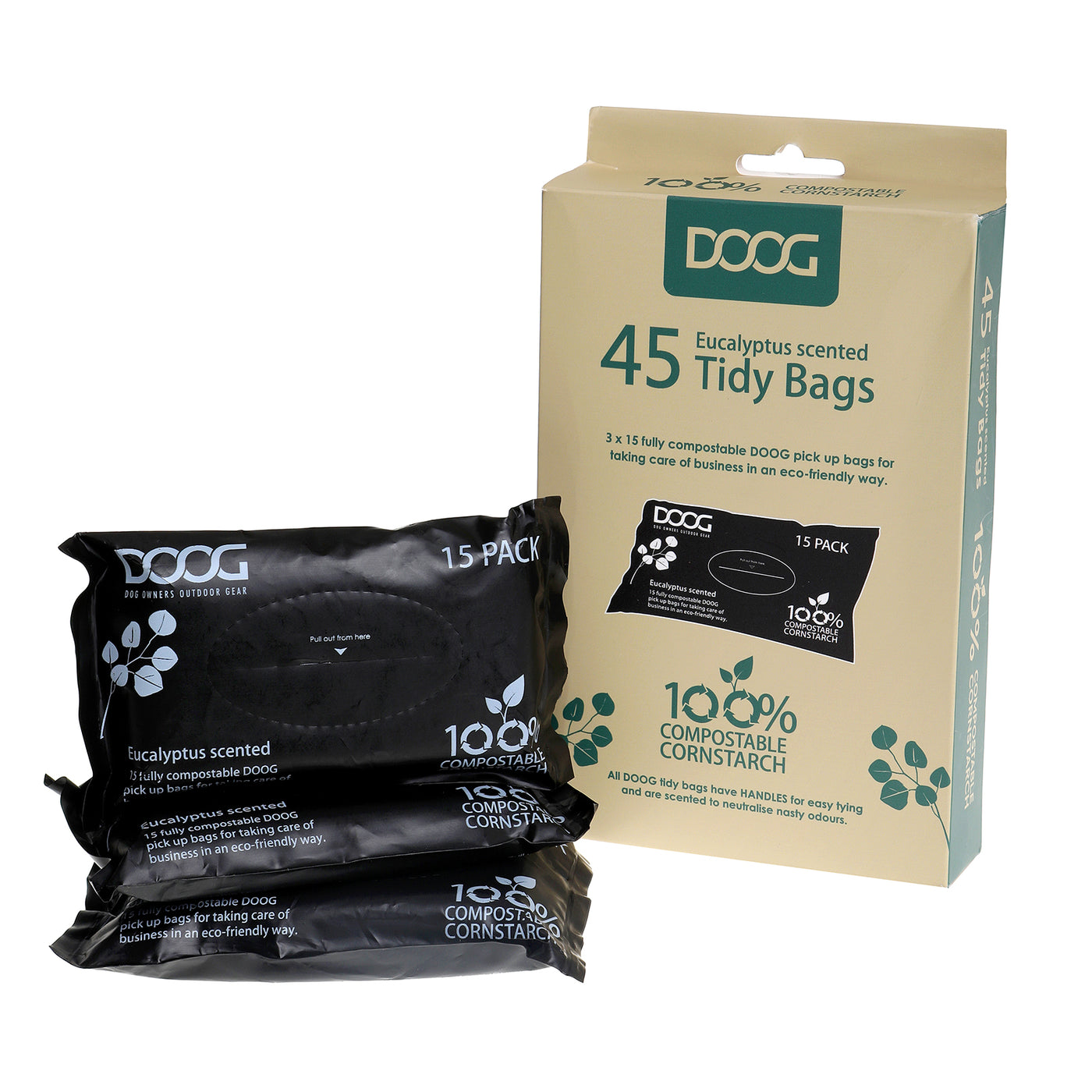 Compostable Bags - (3 packs of 15)