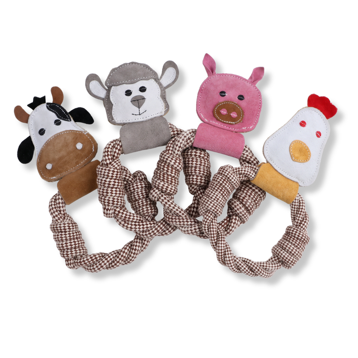 Rope & Ring Animal Toys