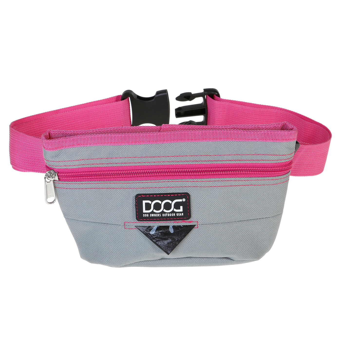 Good Dog Treat Pouch - Grey/Pink (Large)