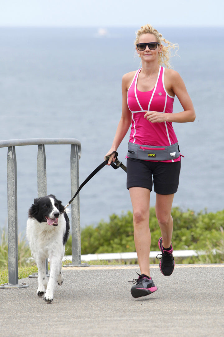 Walkie Belt - Grey & Pink