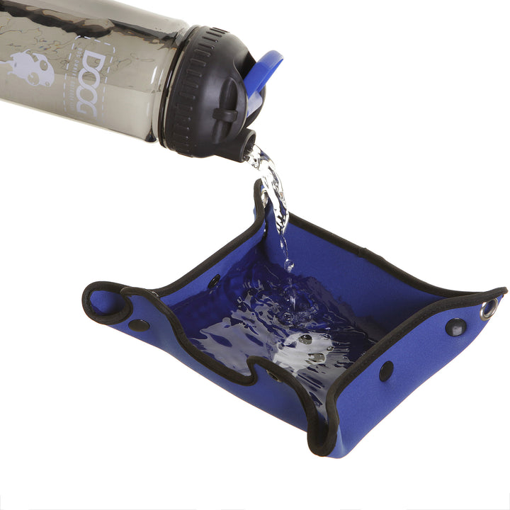 3 in 1 Water Bottle  / Bowl - Blue