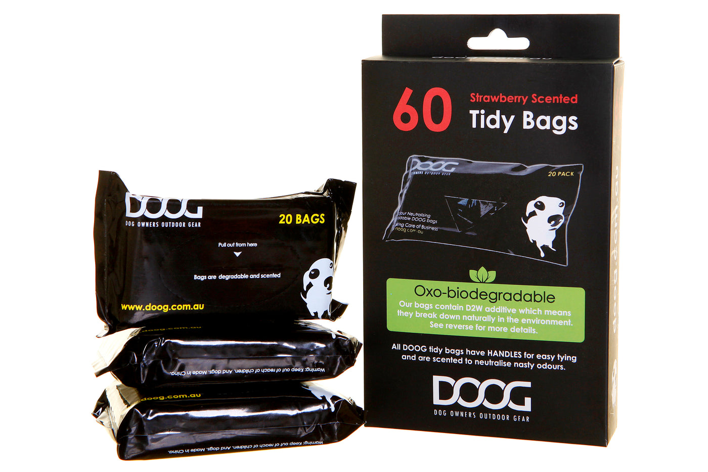 DOOG Pick up Bags (3 packs of 20)