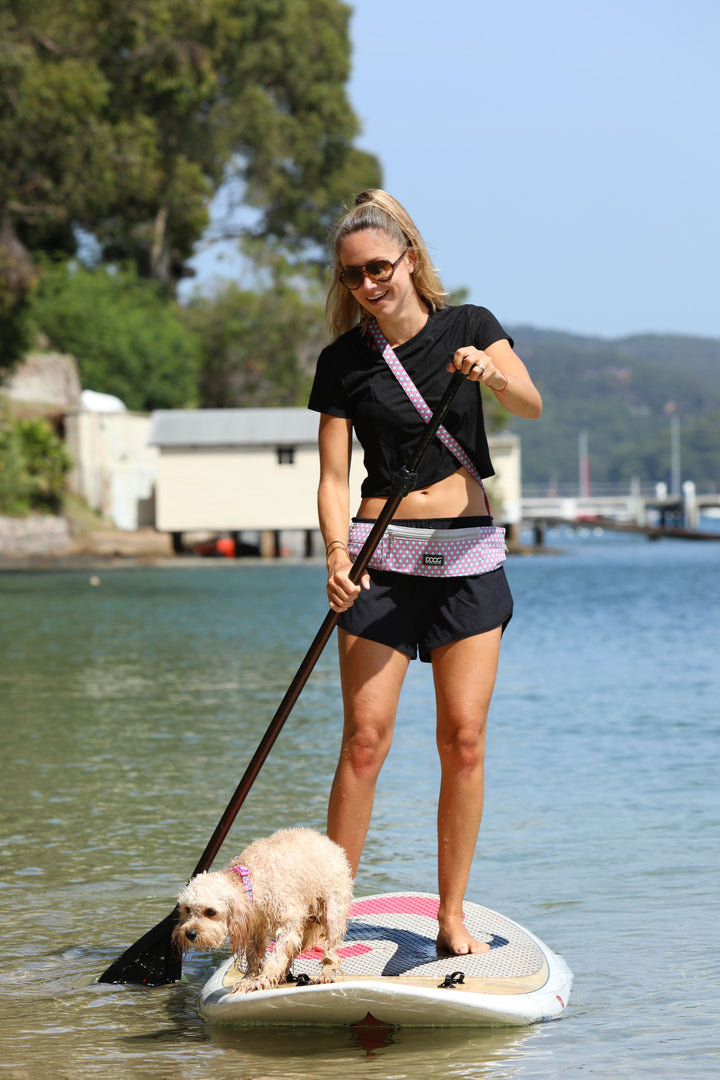 Walkie Belt - Luna (Pink & Grey)