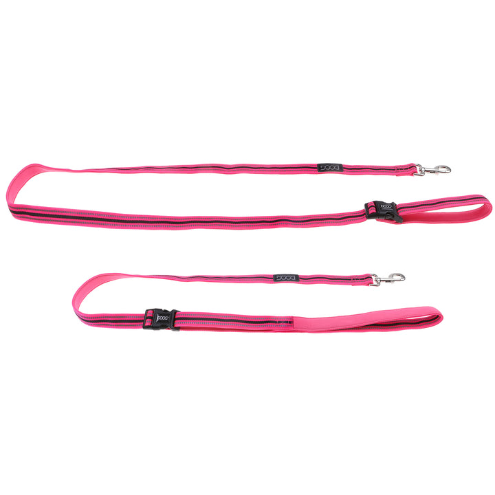 'Clip It' Neoprene Dog Lead - (Neon High Vis) Lady