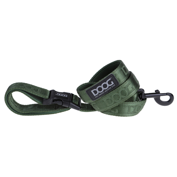 Neosport 'Clip It' Neoprene Dog Lead - Olive green