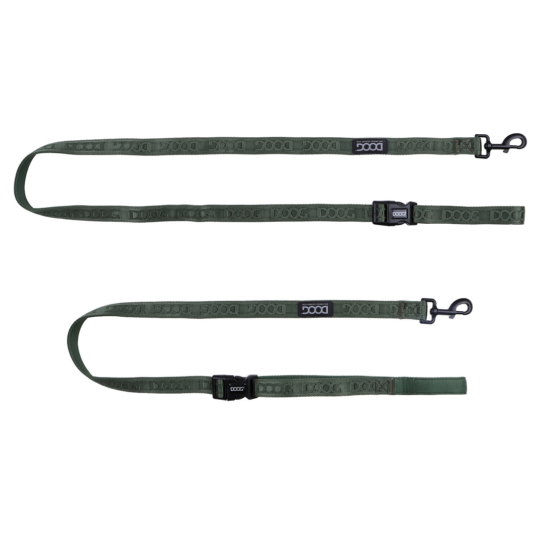 Neosport 'Clip It' Neoprene Dog Lead - Olive green