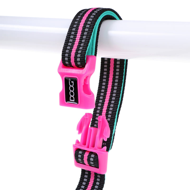 'Clip It' Neoprene Dog Lead - (Neon High Vis) Rin Tin Tin