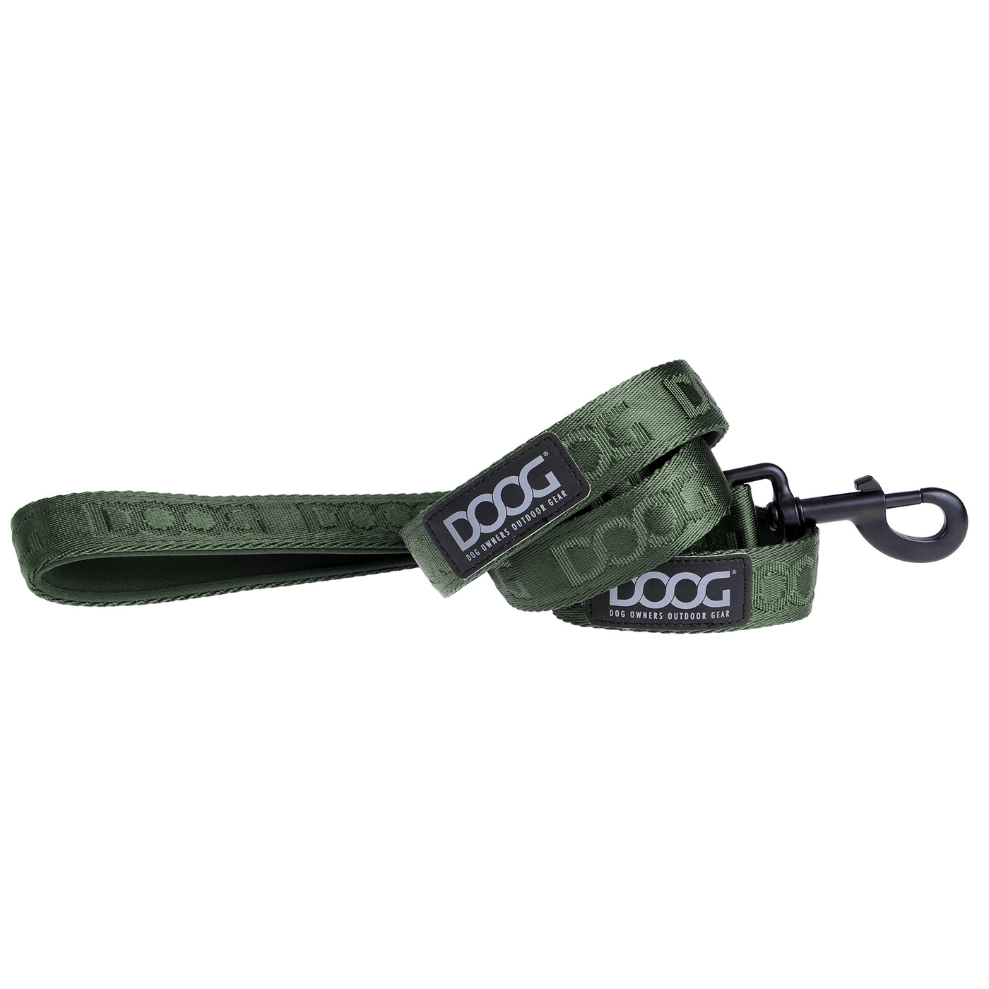 Neosport Neoprene Dog Lead - Olive Green