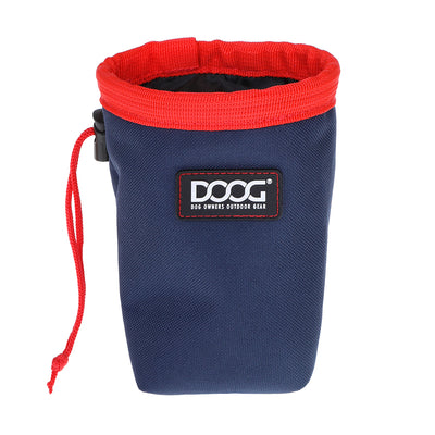 Good Dog Treat Pouch - Navy & Red (Small)