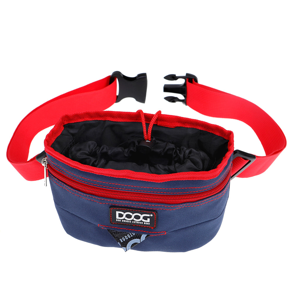Good Dog Treat Pouch - Navy & Red (Large)