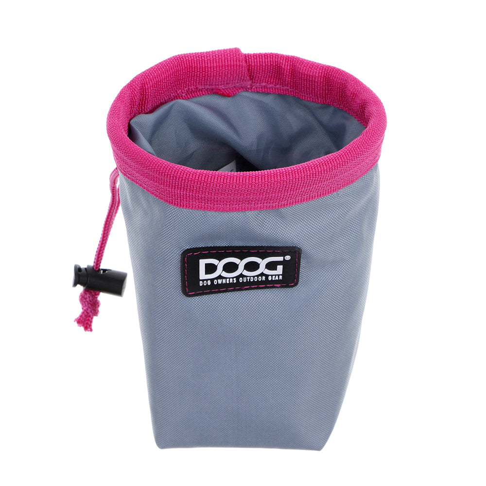 Good Dog Treat Pouch - Grey & Pink (Small)